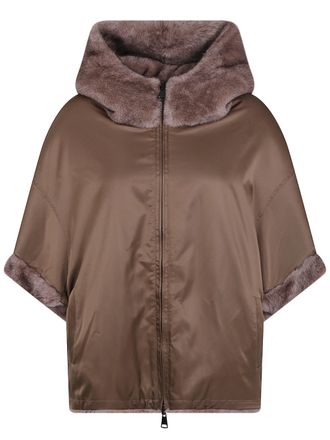 Betta Corradi Coat Zipped Hooded Dudu