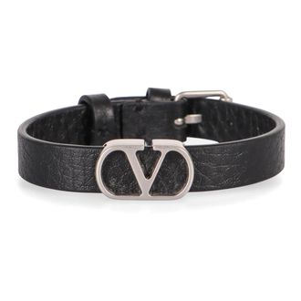 Valentino Garavani Bracelets, male, Black, Size: ONE SIZE VLogo Signature Bracelet