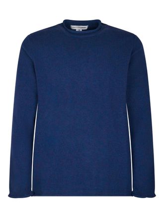 Comme Des Gar&ccedil;ons long-sleeve sweater - men - Wool - L - Blue