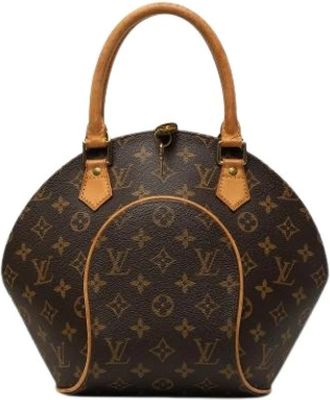 Louis Vuitton Pre-owned Ellipse PM - Dames - Vintage Handtas - Bruin - ONE Size - Leer - Vintage