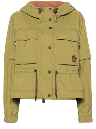 Moncler Limosee ripstop jack met capuchon - Groen