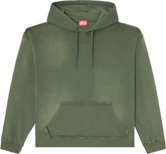 Diesel S-Pock-Hood - Heren - Hoodies - Groen - L - Katoen - Hoodies & sweatvesten