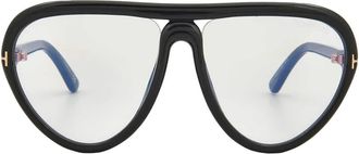 Tom Ford Arizona Blue Block Pilot Ladies Sunglasses FT0769 001 59