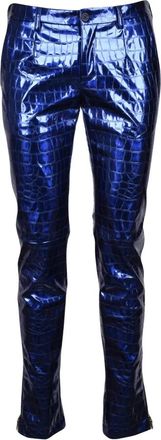 Dolce & Gabbana Slim-fit Broeken - Heren - Slim Fit Broeken - Blauw - S - Katoen - Broeken
