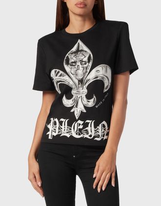 Philipp Plein T-Shirt Ronde Hals Chrome
