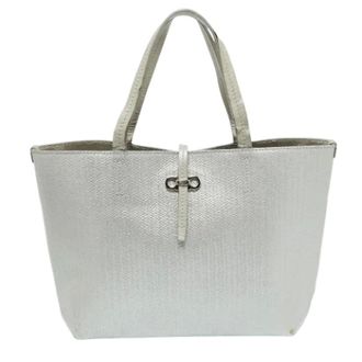 Ferragamo Pre-owned Tote Bags, female, Gray, Size: ONE SIZE Pre-owned Leather handbags