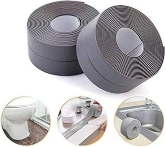 OEM Cinta De Sellado Autoadhesiva Antimoho/impermeable, Cinta De Sellado De Pe Para Ba&ntilde;o/cocina/aseo/esquinas De Pared - Gris (paquete De 2)