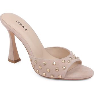 L'agence Avery IV Studded Mule in Biscotti at Nordstrom, Size 6.5