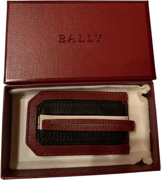 Bally Tabby 6224726 Burgundy Red Luggage Tag