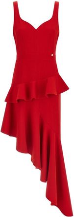 Catalina Furniture asymmetrische lange jurk