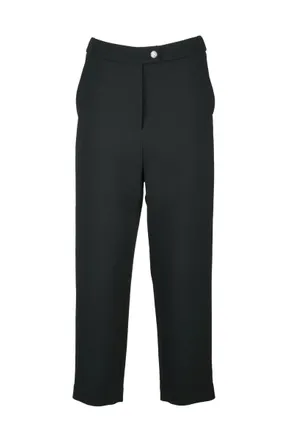 Edward Achour Paris Capri Wool Trousers - Black