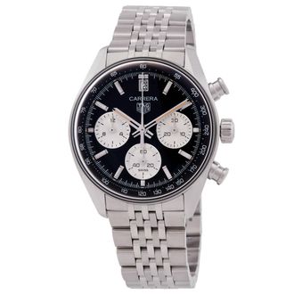 Tag Heuer Carrera Chronograph Automatic Black Dial Mens Watch CBS2210.BA0048
