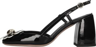A.Bocca A. Bocca, Schoenen, Dames, Zwart, 37 1/2 EU, Leer, D&eacute;coll&eacute;te Slingback