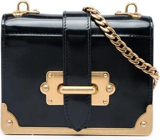 Prada Pre-owned Prada Micro Spazzolato Cahier Crossbody Ladies DY9SZ6PJ2FNDN9B3