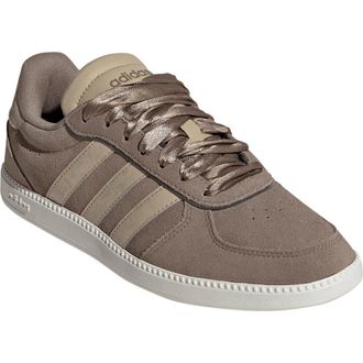 adidas Breaknet Sleek Sneaker in Khaki Six/Gold Rw/Off White at Nordstrom Rack, Size 7.5