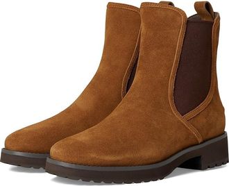 Cole Haan Lyndon Waterproof Chelsea Booties Womens Boots Tobacco Suede Waterproof : 10.5 B - Medium, Leather