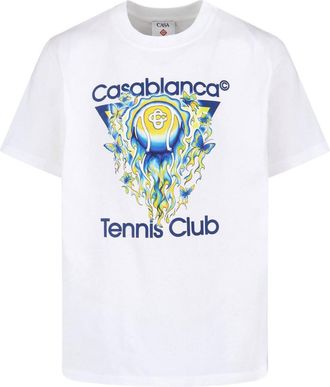 Casablanca T-Shirt Tennis Club Icon