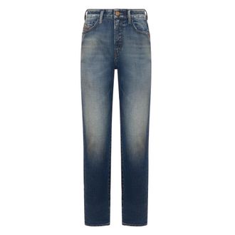 Diesel Slim-fit Jeans, female, Blue, Size: W25 Faded Jeans with Straight Cut