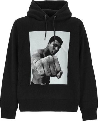 sacai Muhammad Ali hooded sweatshirt