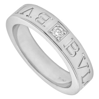 Bulgari White Gold (18K) Band Ring (Pre-Owned)
