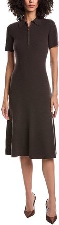 Toccin Taylor Wool & Cashmere-Blend Polo Dress