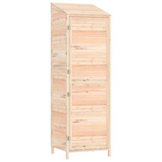 vidaXL Cobertizo De Jard&iacute;n Madera Maciza De Abeto 55x52x174,5 Cm Vidaxl