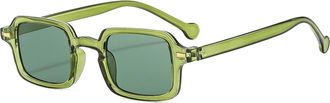 Generic Small Frame Men Sunglasses Outdoor Women Party Decoration Sun Glasses(Green)