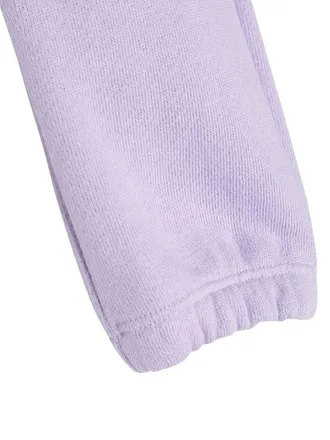 Palm Angels Logo-Embroidered Cotton Joggers - Purple