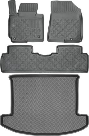 OEM Juego De Alfombrillas Para Coche Y Maletero Para Kia Carens Iv Minivan (2013-2019)