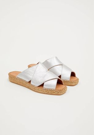 Naguisa Womens Balamo Slides In Silver