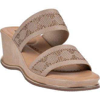 Good Choice Shoes Maycee Wedge Sandal in Nude at Nordstrom Rack, Size 7.5