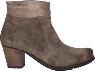 Mephisto Nubuck Enkellaars voor dames - Taupe - Dames - Cowboylaarzen - Grijs - 36 EU - Schoenen