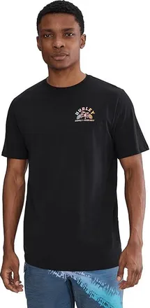 Hurley Birds Of Paradise Short Sleeve Mens T Shirt Black : 2XL, Cotton