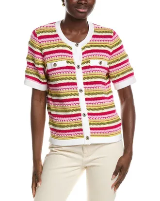 Karl Lagerfeld Karl Lagerfeld Colorful Stripes Knit Top