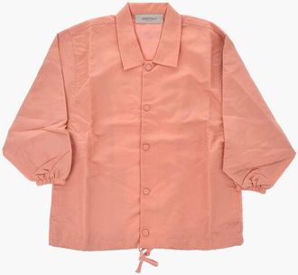 Fear of God ESSENTIALS Nylon Overshirt with Snap Buttons size 8 Y
