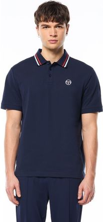 Sergio Tacchini Ciro Pique Polo in Maritime Blue at Nordstrom, Size Xxx-Large