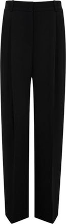 Toteme Black Tailored Pleated Pants