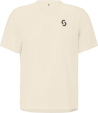 Scott Tee Endurance Lt S/S Laufshirt f&uuml;r Herren | wei&szlig;/beige