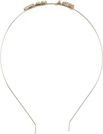 Red Valentino Glossy Minimalist Headband - Dames - Haaraccessoires - Grijs - ONE Size - Accessoires