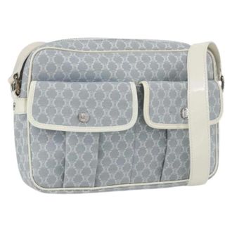 Celine Pre-owned Cross Body Bags, female, Blue, Size: ONE SIZE Pre-owned Vintage Canvas Cross Body Bag