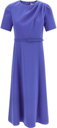 Carolina Herrera Blue Draped dress