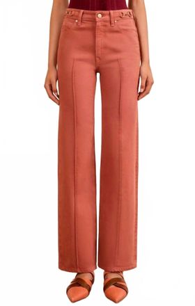 Ulla Johnson Agatha Straight Leg Pintuck Jeans In Garden Rose