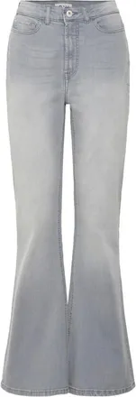 Ichi Jeans a zampa a vita alta Ihtwiggy - - Jeans - Donna - Grigio - W32 L32