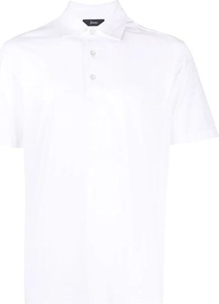 Herno Polo Shirt - Heren - Polos - Wit - 3XL - Katoen - Tops