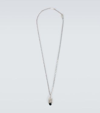 Bottega Veneta Sterling silver pendant necklace