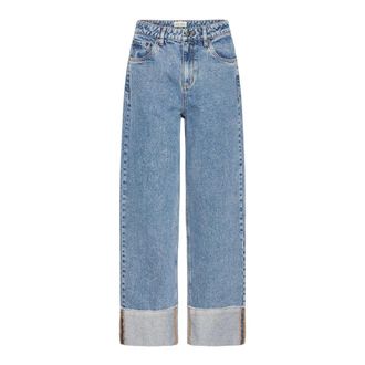 Ichi Ichi - Rechte Jeans - Dames - Jeans - Blauw - Maat: W34 L32