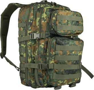 Mil-Tec MOLLE Tactical Assault Backpack - 20 Litre (Flecktarn)
