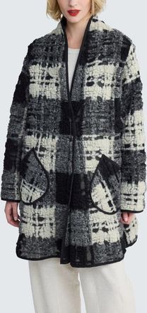 Luukaa D'Celli Chrysa Architectural Coat in Foggy at Nordstrom, Size 10