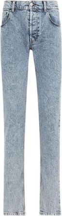 Roberto Cavalli Slangenborduurwerk Slim-Fit Jeans - Heren - Slim Fit Jeans - Blauw - W32 - Katoen - Jeans