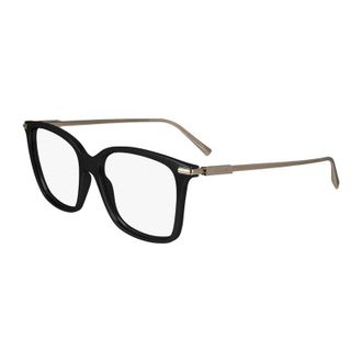 Ferragamo Eyeglasses Square Full Rim, Black Frame And Clear Demo Lenses Lens Sf2992001
